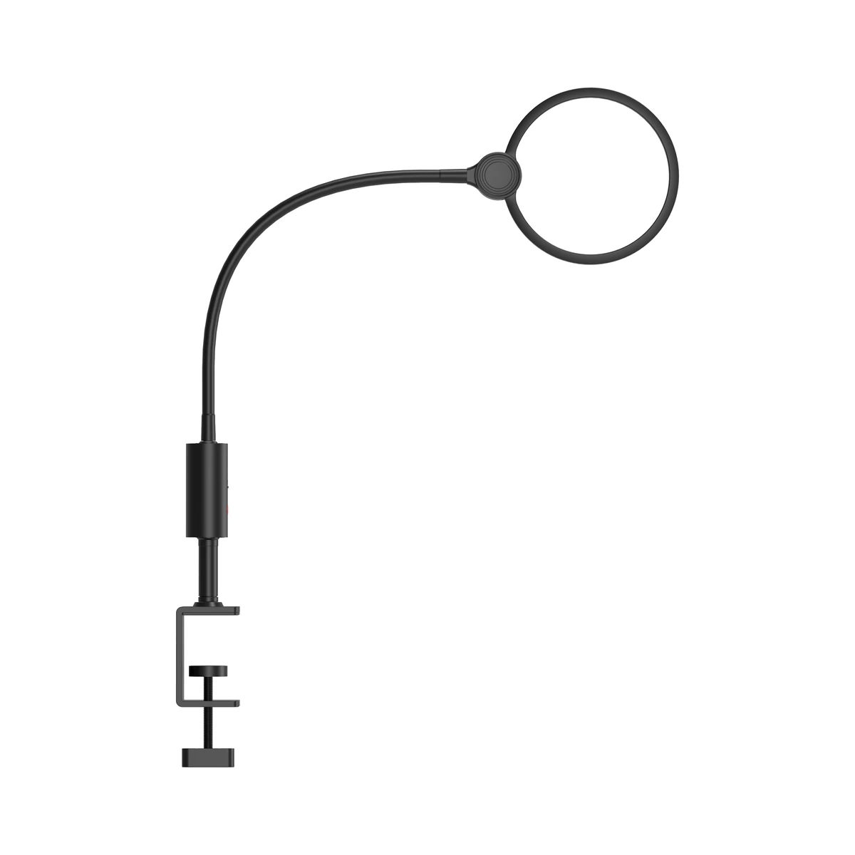 Rechargeable clip-on task magnifier